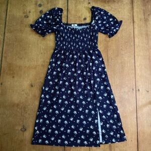 Nine Britton womens‎ navy and white floral dress size small